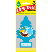 Little Trees Caribbean Colada Scent Car Air Freshener Solid (Pack of 8)