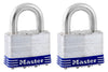 Master Lock 1-1/2 in. H X 7/8 in. W X 2 in. L Steel 4-Pin Cylinder Padlock Keyed Alike