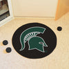 Michigan State University Hockey Puck Rug - 27in. Diameter