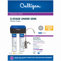 Culligan 2 Stage Under Sink Water Filtration System For Culligan