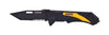 DeWalt  7 in. Folding  Pocket Knife  Black/Yellow  1 pk