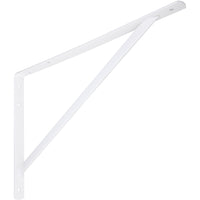 111BC 20â€ Super Strength Shelf Bracket - White