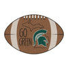 Michigan State University Southern Style Football Rug - 20.5in. x 32.5in.