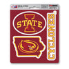 Iowa State University 3 Piece Decal Sticker Set