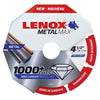 Lenox MetalMax 4-1/2 in. D X 7/8 in. Diamond/Metal Cut-Off Wheel 1 pc