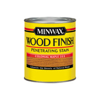 Minwax Wood Finish Semi-Transparent Colonial Maple Oil-Based Stain 1 qt. (Pack of 4)