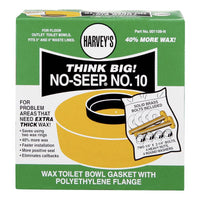 Harvey's Toilet Bowl Gasket with Wax & Flange Polyethylene