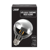 Feit G25 E26 (Medium) Filament LED Bulb Soft White 40 Watt Equivalence 1 pk