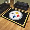 NFL - Pittsburgh Steelers 8ft. x 10 ft. Plush Area Rug