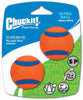 Chuckit! Blue/Orange Rubber Fetch Ball Dog Toy Small 2 pk