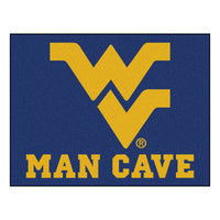 West Virginia University Man Cave Rug - 34 in. x 42.5 in.