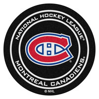 NHL - Montreal Canadiens Hockey Puck Rug - 27in. Diameter