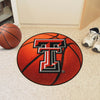 Texas Tech University Basketball Rug - 27in. Diameter