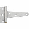 National Hardware 3 in. L Galvanized Steel T Hinge 2 pk