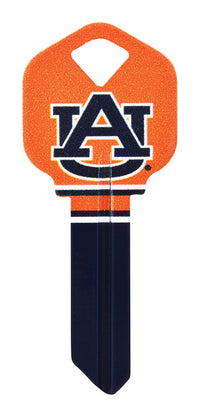 Hillman Auburn University Painted Key House/Office Universal Key Blank 66 Single (Pack of 6).