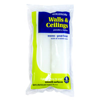 RollerLite White Velvet Woven Dralon Fabric 6 in. W X 1/4 in. Mini Paint Roller Cover Refill 2 pk