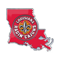 University of Louisiana-Lafayette Team State Aluminum Emblem