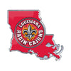 University of Louisiana-Lafayette Team State Aluminum Emblem