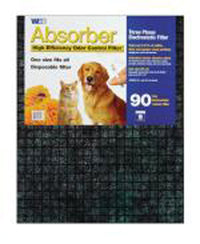 Web Absorber 20 in. W x 25 in. H x 1 in. D Polyester 9 MERV Pleated Air Filter