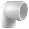 Charlotte Pipe Schedule 40 1-1/4 in. Slip X 1-1/4 in. D MPT PVC 90 Degree Street Elbow 1 pk