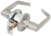 Tell Cortland Satin Chrome Passage Lockset 2 in.