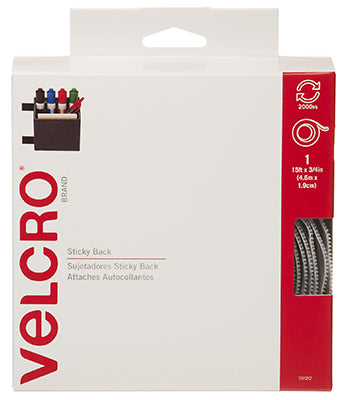 VELCRO Brand Sticky Back Large Nylon Hook and Loop Fastener 180 in. L