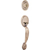 Kwikset SmartKey Dakota Antique Brass Handleset Right or Left Handed