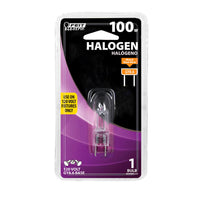 Feit 100 W T4 Tubular Halogen Bulb 1600 lm Warm White 1 pk