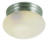 Bel Air Lighting Dash 5.25 in. H X 10 in. W X 10 in. L Brushed Nickel Silver Ceiling Fixture