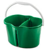 Libman Green Plastic Commercial & Residential Clean & Rinse Oval Bucket 4 gal.