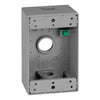 Sigma Engineered Solutions New Work 18.3 cu in Rectangle Metallic 1 gang Weatherproof Box Gray