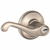 Schlage Flair Satin Nickel Entry Lockset 1-3/4 in.