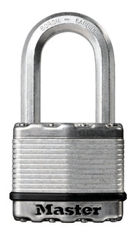 Master Lock 1-7/16 in. H X 13/16 in. W X 2 in. L Steel Ball Bearing Locking Padlock Keyed Alike