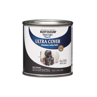 Rust-Oleum Painters Gloss Dark Gray Water-Based Latex Ultra Cover Paint 0.5 pt