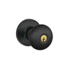 Schlage Stratus Aged Bronze Entry Knob 1-3/4 in.