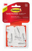 3M Command Medium Plastic Hook 2-1/6 in. L 7 pk (Pack of 4)