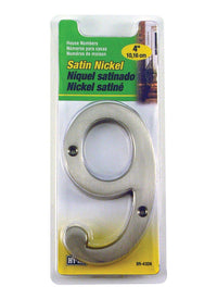 Hy-Ko 4 in. Nickel Nail-On Silver 9 Number 1 pc. (Pack of 3)