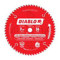 Diablo 7-1/4 in. D X 5/8 in. TiCo Hi-Density Carbide Circular Saw Blade 56 teeth 1 pk