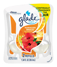 Glade Plug-Ins Hawaiian Breeze Liquid Refill Scent Air Freshener 1.34 oz. (Pack of 6)