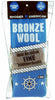 Rhodes American Homax Fine Grit Bronze Wool Pad 10.11 L x 5.25 W in. for Marine & Industrial Use