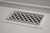 Steelcrest Designer 12 X 6 Wall /Ceiling White Return Vent Cover, With Face Mounting Screw Holes, No Damper