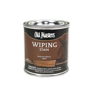 Old Masters Semi-Transparent American Walnut Oil-Based Wiping Stain 0.5 Pt. (Pack of 6)