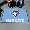 MLB - Toronto Blue Jays Light Blue Man Cave Rug - 5ft. x 8 ft.