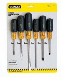 Stanley Assorted Screwdriver Set 6 pc