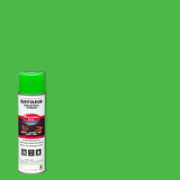 Rust-Oleum Industrial Choice Fluorescent Green Field Marking Paint 17 oz (Pack of 6).