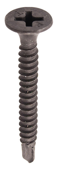 Grip Rite 114DWS1 1-1/4" Black Fine Thread Drywall Screws 1# Box