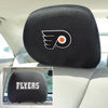 NHL - Philadelphia Flyers Embroidered Head Rest Cover Set - 2 Pieces