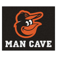 MLB - Baltimore Orioles Man Cave Rug - 5ft. x 6ft.