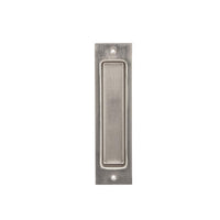 National Hardware 8 in. L Satin Nickel Gray Steel Flush Pull