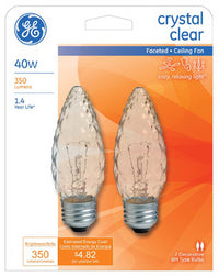 GE 40 W B13 Decorative Incandescent Bulb E26 (Medium) Soft White 2 pk (Pack of 6)